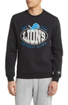 Hugo Boss X Nfl Crewneck Sweatshirt In Detroit Lions Black