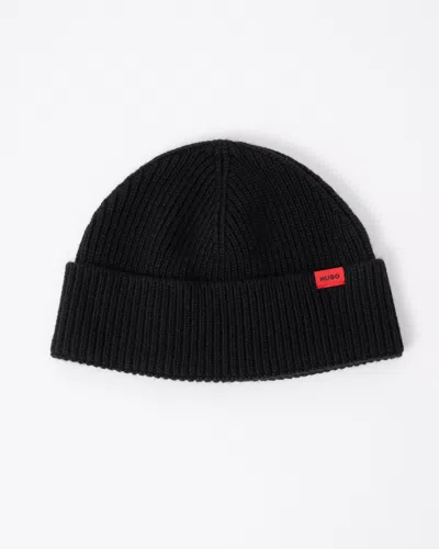 Hugo Boss Xisk Mens Beanie In Black 001