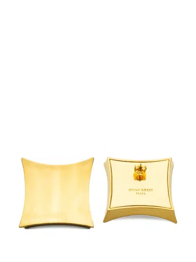 Hugo Kreit Chunk Statement Earrings In Gold