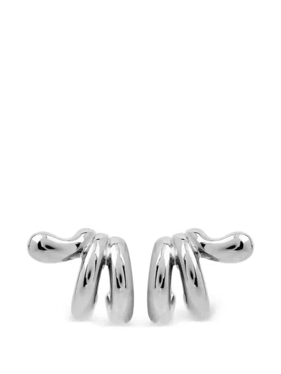 Hugo Kreit Trio Brass Earrings In Metallic