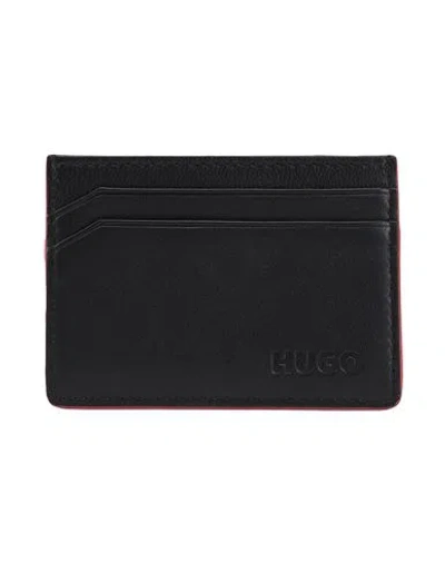 Hugo Man Document Holder Black Size - Leather