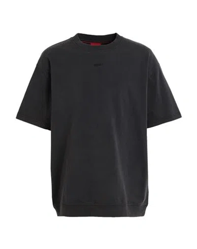 Hugo Man T-shirt Lead Size L Cotton In Grey