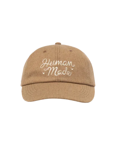Human Made Kids' 6panel Wool Cap In Brown