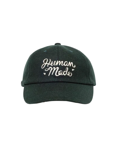 Human Made Kids' 6panel Wool Cap In Green