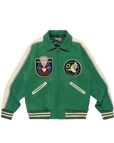 Human Made Kids' Military Jacket In Green