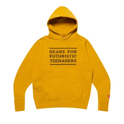 Pre-owned Human Made Tsuriami Hoodie #2 'yellow'