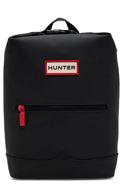 Hunter Mini Top Clip Faux Leather Backpack In Blue