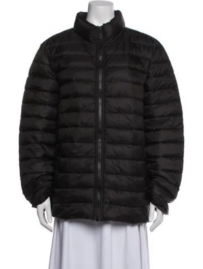 Pre-owned Hunter Nylon Down Coat In Black