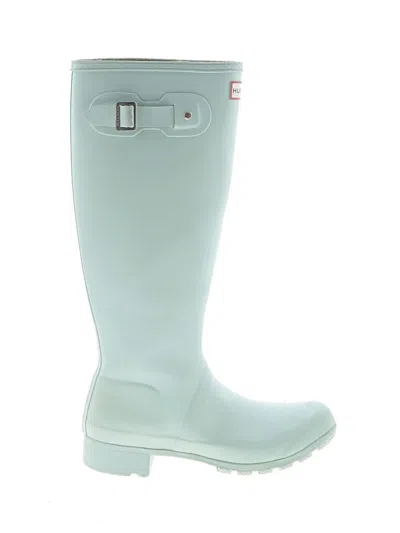 Pre-owned Hunter Rain Boots In Green