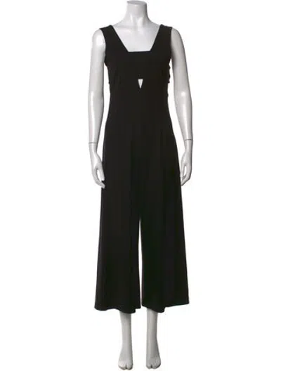 Pre-owned Hunter Square Neckline Jumpsuit In Black