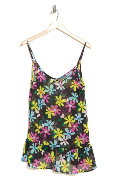 Hurley Daisy Pop Cover-up Swim Dress In Pink Punch