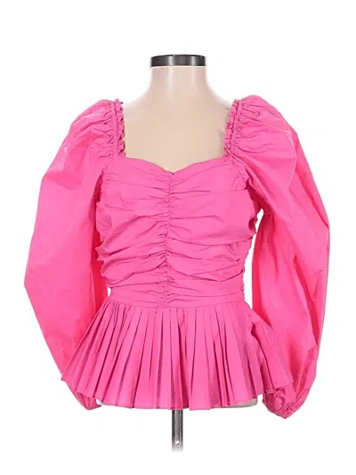 Pre-owned Hyacinth House 3/4 Sleeve Blouse In Pink
