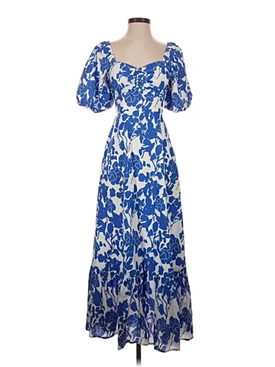 Pre-owned Hyacinth House Casual Dress In Blue