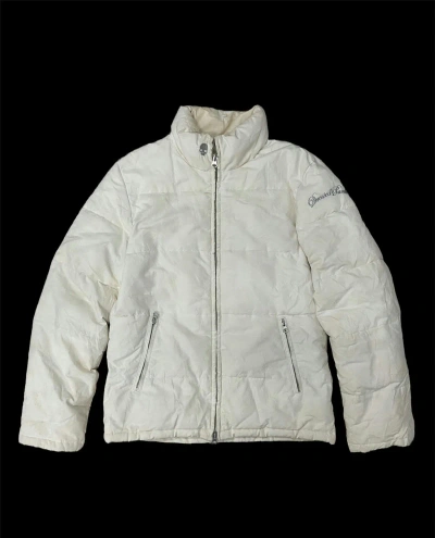 Pre-owned Hysteric Glamour X Seditionaries Custom Culture Dressed Punk Puffer Jacket In White