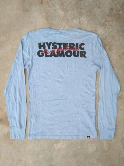 Pre-owned Hysteric Glamour X Vintage Hysteric Glamour T Shirt Rock Me Baby Very In Blue