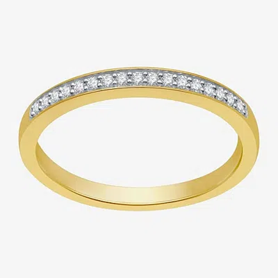 I Said Yes (h-i / I1) Womens 1/10 Ct. T.w. Lab Grown White Diamond Sterling Silver Band In Multi