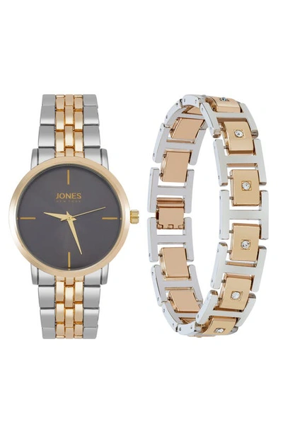 I Touch Three-hand Quartz Mesh Strap Watch & Id Bracelet Set In Multi