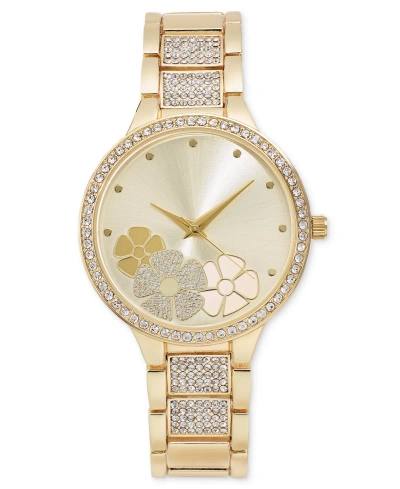 Inc International Concepts Women's Gold-tone Bracelet Watch 37mm, Created For Macy's