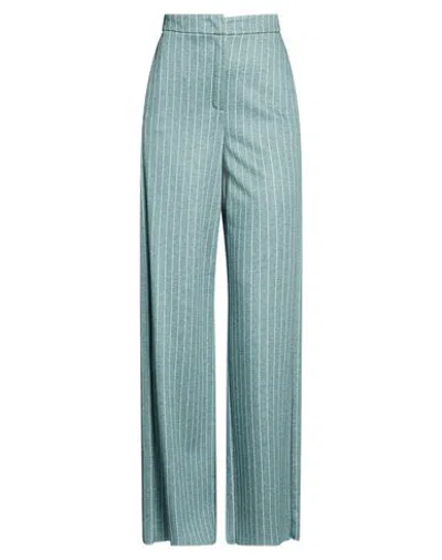 Iblues I Blues Woman Pants Turquoise Size 2 Viscose, Polyester, Cotton, Elastane In Green