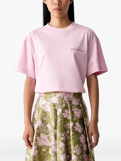 Iceberg Logo-print T-shirt In Pink