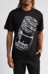 Icecream Roll Graphic T-shirt In Black