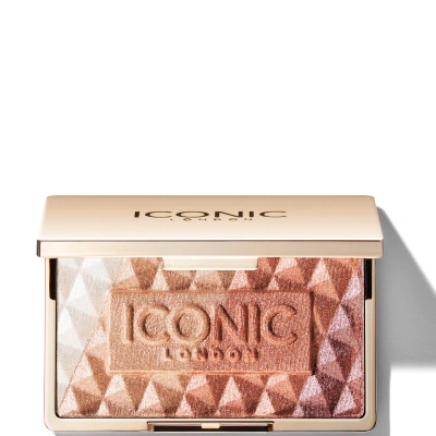 Iconic London Luscious Glow Baked Face Highlighter 10g In White