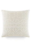 Ienjoy Home Antique Floral Cotton Throw Pillow In Neutral