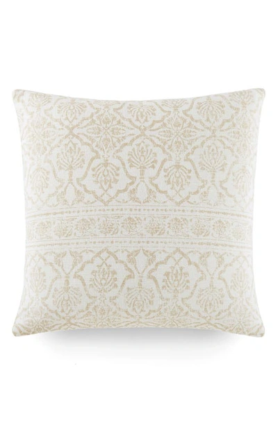 Ienjoy Home Antique Floral Cotton Throw Pillow In Neutral