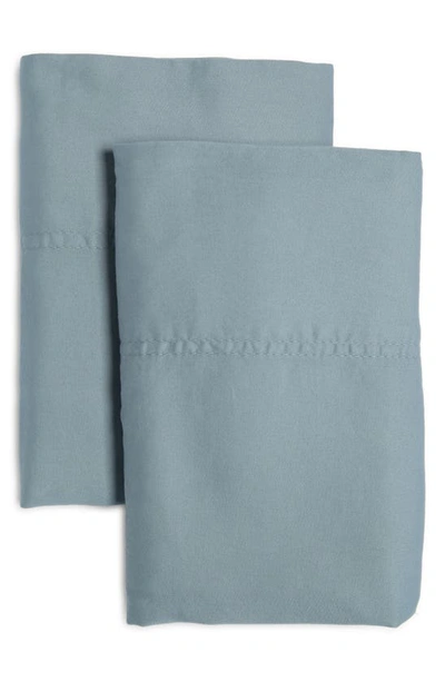 Ienjoy Home Set Of 2 300 Thread Count Sateen Pillowcases In Blue
