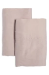 Ienjoy Home Set Of 2 300 Thread Count Sateen Pillowcases In Mauve