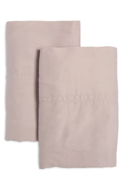 Ienjoy Home Set Of 2 300 Thread Count Sateen Pillowcases In Mauve