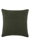 Ienjoy Home Stone Washed Cotton Throw Pillow In Green