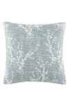 Ienjoy Home Willow Cotton Throw Pillow In Light Blue