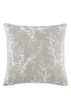 Ienjoy Home Willow Cotton Throw Pillow In Light Gray