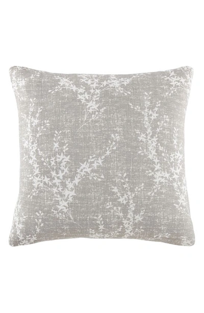 Ienjoy Home Willow Cotton Throw Pillow In Gray