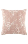 Ienjoy Home Willow Cotton Throw Pillow In Rose