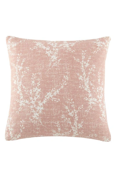 Ienjoy Home Willow Cotton Throw Pillow In Rose