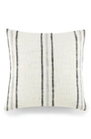 Ienjoy Home Yarn-dyed Stripe Cotton Throw Pillow In Neutral