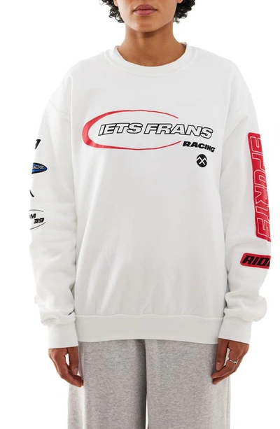 Iets Frans Motocross Sweatshirt In White