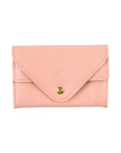 Il Bisonte Woman Coin Purse Antique Rose Size - Leather