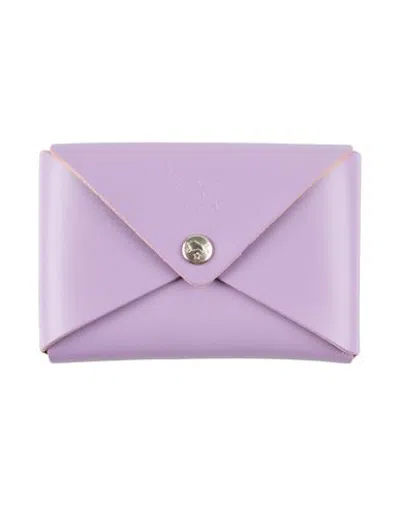 Il Bisonte Woman Coin Purse Mauve Size - Soft Leather