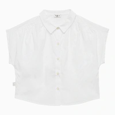 Il Gufo Kids' White Stretch Poplin Shirt