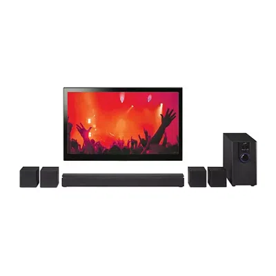 Ilive 5.1 Channel Powered Theater Stereo System In Black