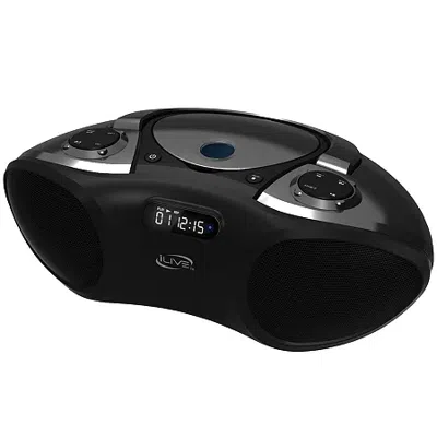 Ilive Ibc233b Bluetooth Boombox In Black