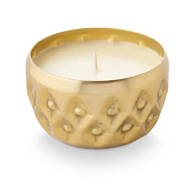 Illume ®  La Ciel Radiant Pressed Metal Candle In Gold