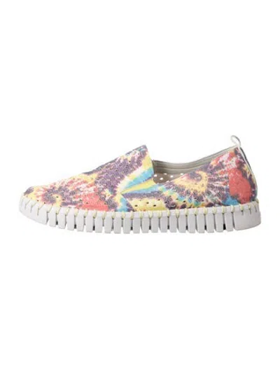 Pre-owned Ilse Jacobsen Tie-dye Print Sneakers In Multicolor