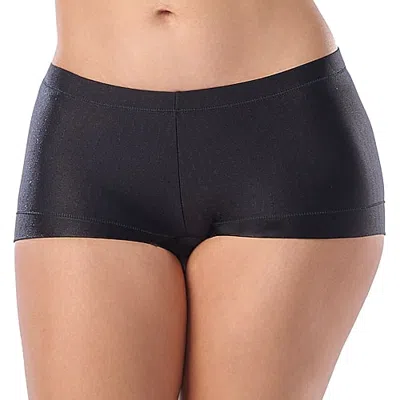 Ilusion Womens Average Figure Boyshort Panty 78218 In Black