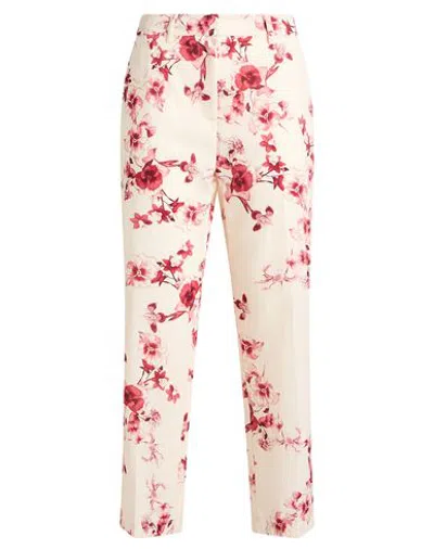Imperial Woman Pants Ivory Size S Polyester, Elastane In White