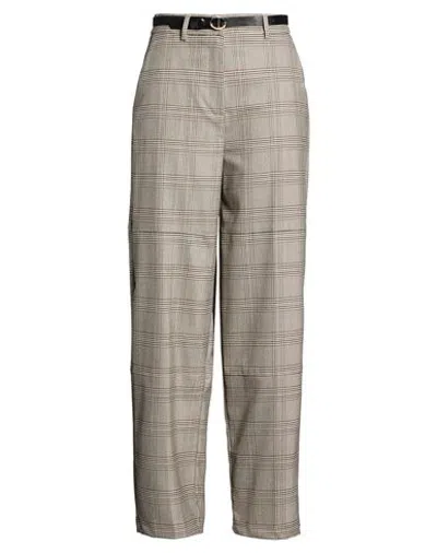 Imperial Woman Pants Light Grey Size S Polyester, Viscose, Elastane In Neutral