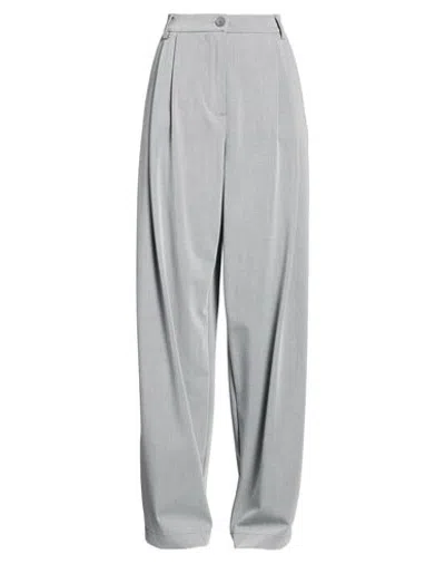 Imperial Woman Pants Light Grey Size S Polyester, Viscose, Elastane In Gray